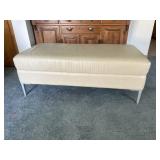 Leather Ottoman