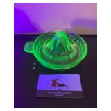 Uranium glass juicer