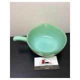 Fire king Jadeite spouted bowl