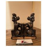 Ceramic Dog Bookends