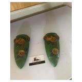 MCM wall pickers vases