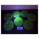Uranium Glass Plates