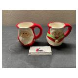 MCM Lefton Santa Mugs
