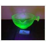 Uranium Glass Mixing Bowl