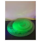 Uranium glass dishes