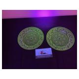 Uranium Glass Plates
