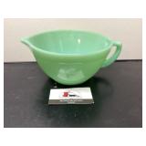 Fire king jadeite spouted bowl