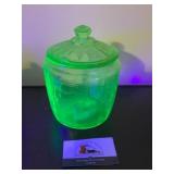 Uranium glass canister