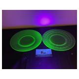 Uranium Glass Plates