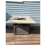 Fireplace table