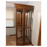 Lighted curio cabinet