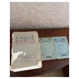 1912 and 1958 yearbook and almanac vintage books