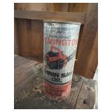 Vintage Remington chainsaw oil can