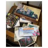 Tea light garden, lights, puzzles, frames,
