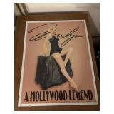 Metal Marilyn Monroe sign
