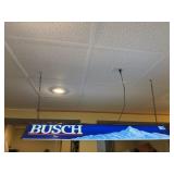 Busch Beer overhead pool table light