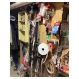 Contents of wall, bring box