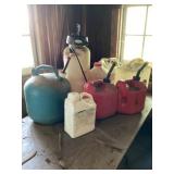 Gas cans and miscellaneous