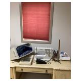 Sewing machine with supplies