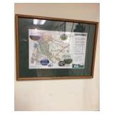 Into black feet country map approximately 23 x 1