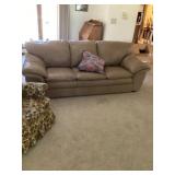 Leather like couch bring help to load without t