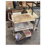 Metal kitchen cart