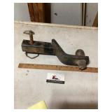 Drop hitch with 2 inch ball