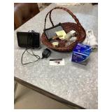 Wicker basket of miscellaneous