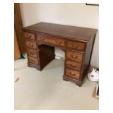Kneehole desk approximately 22 x 44 x 31 1/2 tall