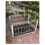 Tuscan Metal and plastic crate