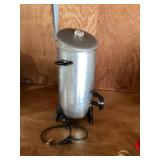 Aluminum peak coffee pot