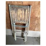 Wooden folding chair