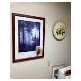 Clock and picture