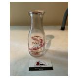 Snow Flake Dairy Churdan Iowa Milk Bottle