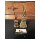 Bronze statue of liberty's