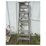 Wooden step ladder