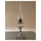 Clear Glass Oil Lamp