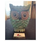 Ceramic owl vase