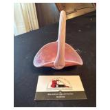 Lambs tongue pattern pink dish