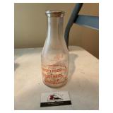 Lambert Dairy Glass Milk Bottle
