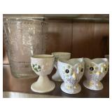 Glassware and Egg Dishes