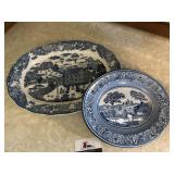 Metal and Glassware Platters