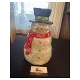 Fenton Artware snowman decor