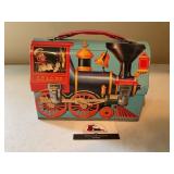 Vintage Metal Train Lunchbox