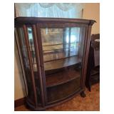 Curved Glass China Hutch