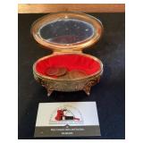 Trinket dish and misc coins