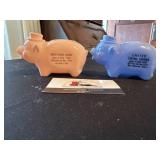Advertising piggy banks