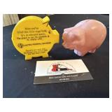 Plastic piggy banks