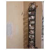Vintage China with Metal Shelf