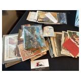 Post cards and vintage cards